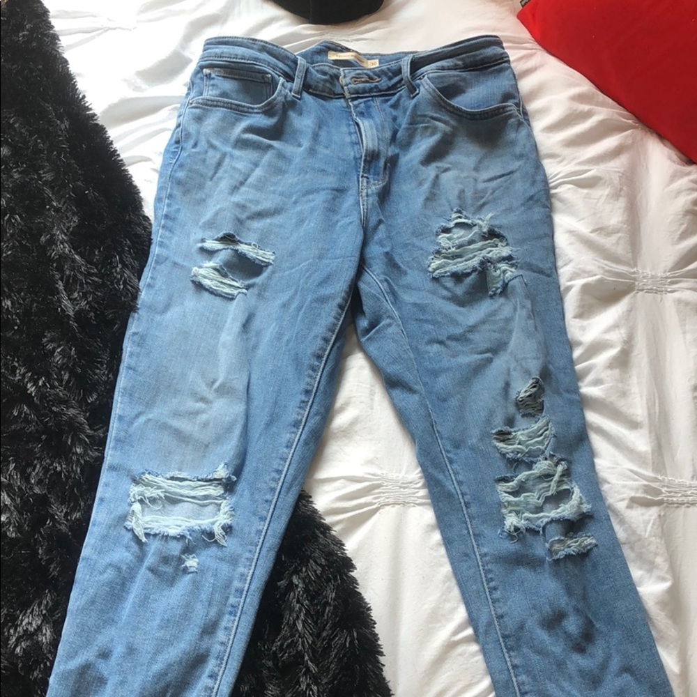 Levi 721 High Rise Skinny Jeans